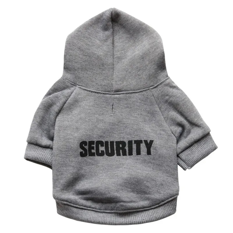 Security Cat Clothes Pet Cat Coats Jacket Hoodies for Cats Outfit Warm Pet Clothing Rabbit Animals Pet Costume for Small Dogs