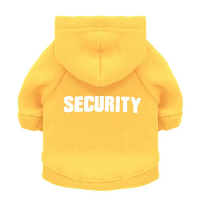 Security Cat Clothes Pet Cat Coats Jacket Hoodies for Cats Outfit Warm Pet Clothing Rabbit Animals Pet Costume for Small Dogs